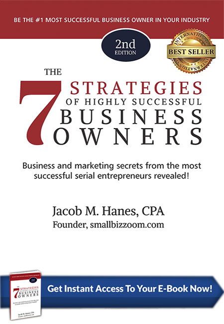 7 Strategies of Highly Successful Business Owners Book Cover, Buy Now